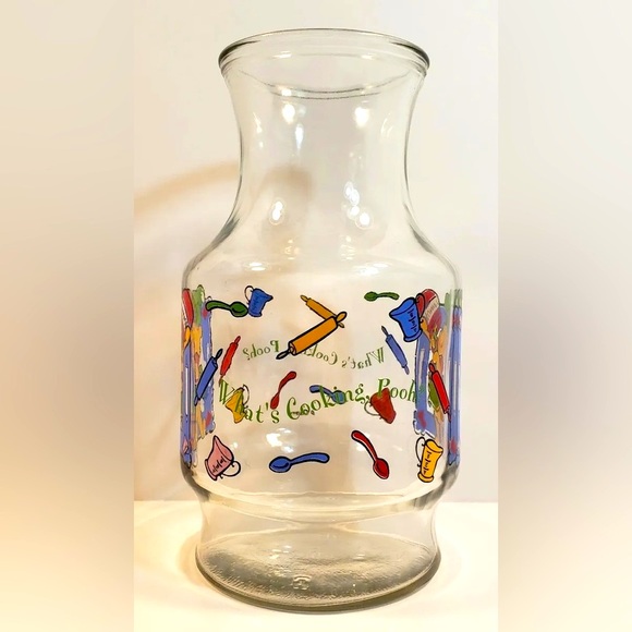 Anchor Hocking Disney Winnie The Pooh Juice Carafe, EUC. - Picture 2 of 6